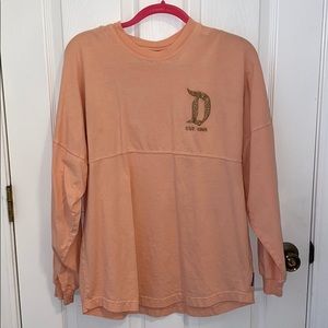 RARE Oversized Pink/Coral Disneyland Shirt! small